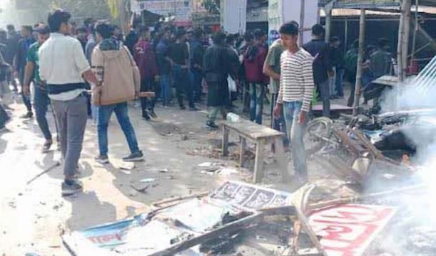 বাগেরহাটে ‘মার্চ ফর ইউনিটি’র গাড়িবহরে হামলা, দু’পক্ষের সংঘর্ষ