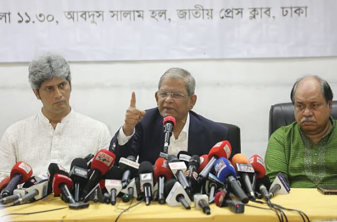 বিএনপি বরাবরই সংবাদপত্রের স্বাধীনতার পক্ষে ছিল, আছে এবং থাকবে: মির্জা ফখরুল