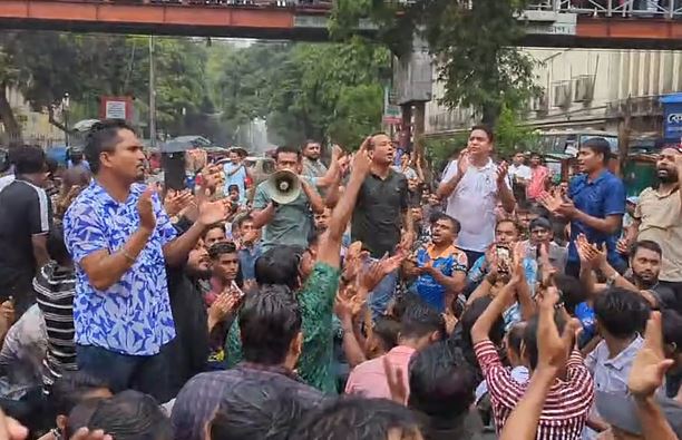 সাম্য হত্যার বিচার চেয়ে আবার শাহবাগ অবরোধ ছাত্রদলের