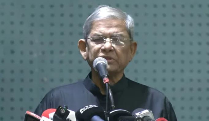বিপ্লব তখনই সফল হয়, যখন কোনো সংগঠন থাকে: মির্জা ফখরুল