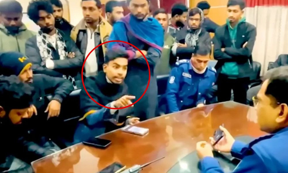 হবিগঞ্জে ওসিকে হুমকি দেওয়া সেই বৈষম্যবিরোধী ছাত্র নেতা গ্রেফতার