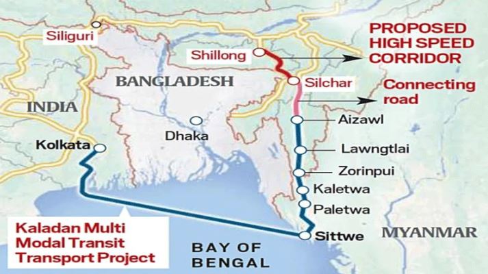 বাংলাদেশকে এড়িয়ে সেভেন সিস্টার্সের সঙ্গে বিকল্প সংযোগ প্রকল্প অনুমোদন ভারতের