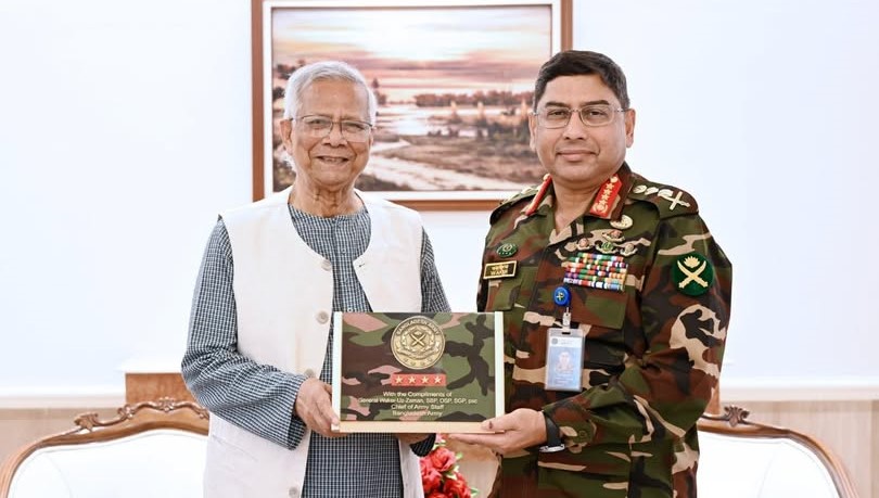 প্রধান উপদেষ্টার সঙ্গে সেনাপ্রধানের বিদায়ী সাক্ষাৎ