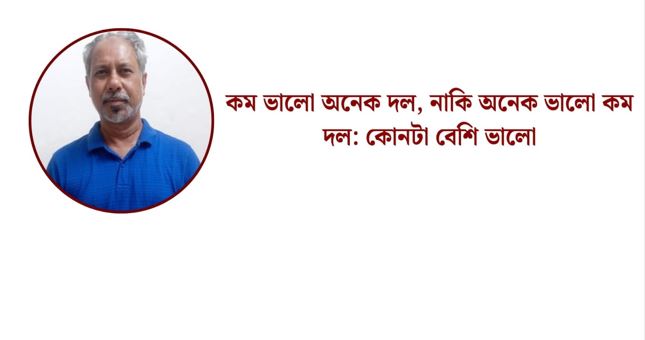 কম ভালো অনেক দল, নাকি অনেক ভালো কম দল: কোনটা বেশি ভালো