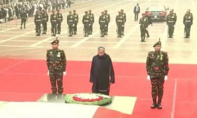 শহীদ বুদ্ধিজীবী দিবস: রাষ্ট্রপতি ও প্রধান উপদেষ্টার শ্রদ্ধা