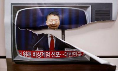 দক্ষিণ কোরিয়ার প্রেসিডেন্টের অভিশংসনের প্রস্তাব পাস পার্লামেন্টে