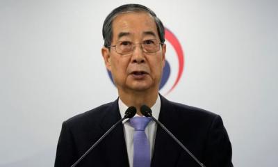 দক্ষিণ কোরিয়ার অভিশংসিত ভারপ্রাপ্ত প্রেসিডেন্ট পদে পুনর্বহাল