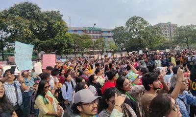 জাতীয় সংগীত দিয়ে ‘নারীর ডাকে মৈত্রী যাত্রা’ কর্মসূচি পালিত