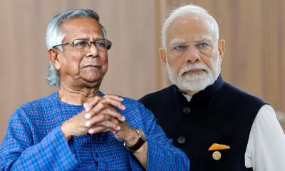 ভারতে উড়োজাহাজ বিধ্বস্তের ঘটনায় নরেন্দ্র মোদীকে ড. ইউনূসের শোকবার্তা
