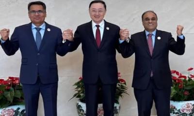 কুনমিংয়ে চীন ও পাকিস্তানের সঙ্গে ত্রিদেশীয় বৈঠকে বাংলাদেশ