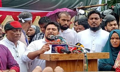 চাঁদাবাজ ও দুর্নীতিবাজদের পক্ষে যারা, তাদের বয়কট করুন: নাহিদ ইসলাম