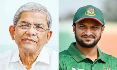 বিএনপি ক্ষমতায় গেলে কি সাকিব দলে ফিরবেন, যা জানালেন মির্জা ফখরুল
