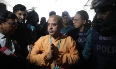 আইনজীবী হত্যাসহ পাঁচ মামলায় চিন্ময় দাসের জামিন ফের নামঞ্জুর
