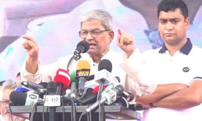 শেখ হাসিনাকে আর রাজনীতি করতে দেওয়া হবে না: মির্জা ফখরুল