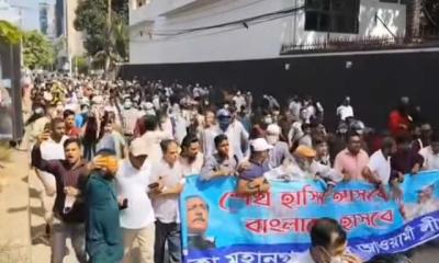 এবার তেজগাঁওয়ে ‘নিষিদ্ধ’ আওয়ামী লীগের মিছিল