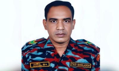 আগুন নেভাতে গিয়ে দগ্ধ ফায়ার ফাইটার শামীম মারা গেছেন