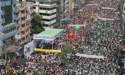 নির্বাচন নিয়ে হেলাফেলা চলবে না, বিএনপির সমাবেশ থেকে হুঁশিয়ারি
