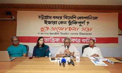 চট্টগ্রাম বন্দর বিদেশিদের দেওয়ার বিরোধিতাকারীদের দমন করতে চাওয়া ‘স্বৈরতান্ত্রিক ভাষা’: আনু মুহাম্মদ