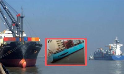 চট্টগ্রাম বন্দরের বহির্নোঙরে দুই জাহাজের সংঘর্ষ, পণ্য খালাসে অনিশ্চয়তা