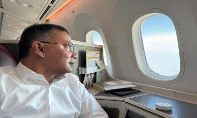 তারেক রহমানকে বহনকারী ফ্লাইটটির সিলেটে অবতরণ