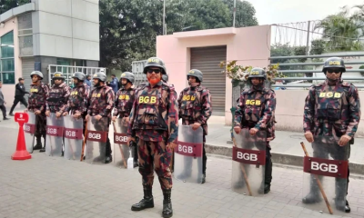 খালেদা জিয়ার জানাজা ও দাফন ঘিরে রাজধানীতে ২৭ প্লাটুন বিজিবি মোতায়েন