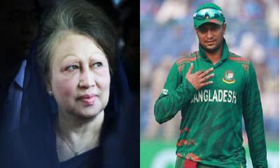 খালেদা জিয়ার মৃত্যুতে শোক প্রকাশ করেছেন সাকিব আল হাসান
