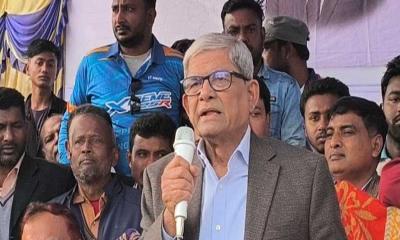 নৌকার কাণ্ডারি আপনাদের ফেলে ভারতে চলে গেছেন: মির্জা ফখরুল