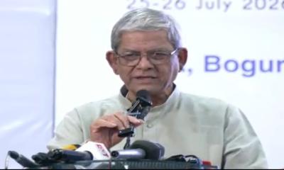 রাষ্ট্রপতি ইস্যুতে দলীয় সিদ্ধান্তের কথা জানালেন মির্জা ফখরুল