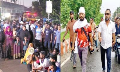 আগ্নেয়াস্ত্র হাতে মহড়া দেওয়া সেই ছাত্রদল নেতাকে ছেড়ে দিলো পুলিশ, থানা ঘেরাও