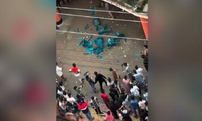 শো চলাকালে কারিগরি ত্রুটি, ছায়াবাণী সিনেমা হল ভাঙচুর ও লুট