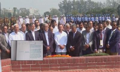 স্মৃতিসৌধের পরিদর্শন বইয়ে যা লিখলেন প্রধানমন্ত্রী তারেক রহমান