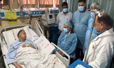 অসুস্থ জ্বালানিমন্ত্রী টুকুকে হাসপাতালে দেখতে গেলেন রাষ্ট্রপতি