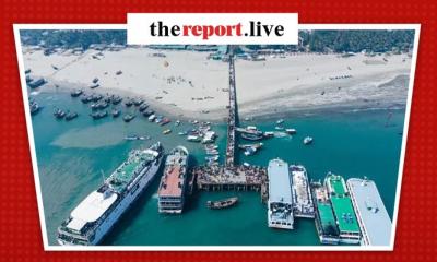 নয় মাস পর পর্যটক নিয়ে সেন্টমার্টিনে জাহাজ চলাচল শুরু