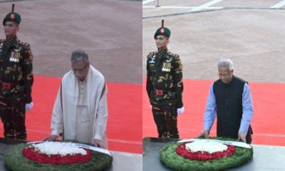 শহীদ বুদ্ধিজীবীদের প্রতি রাষ্ট্রপতি ও প্রধান উপদেষ্টার শ্রদ্ধা