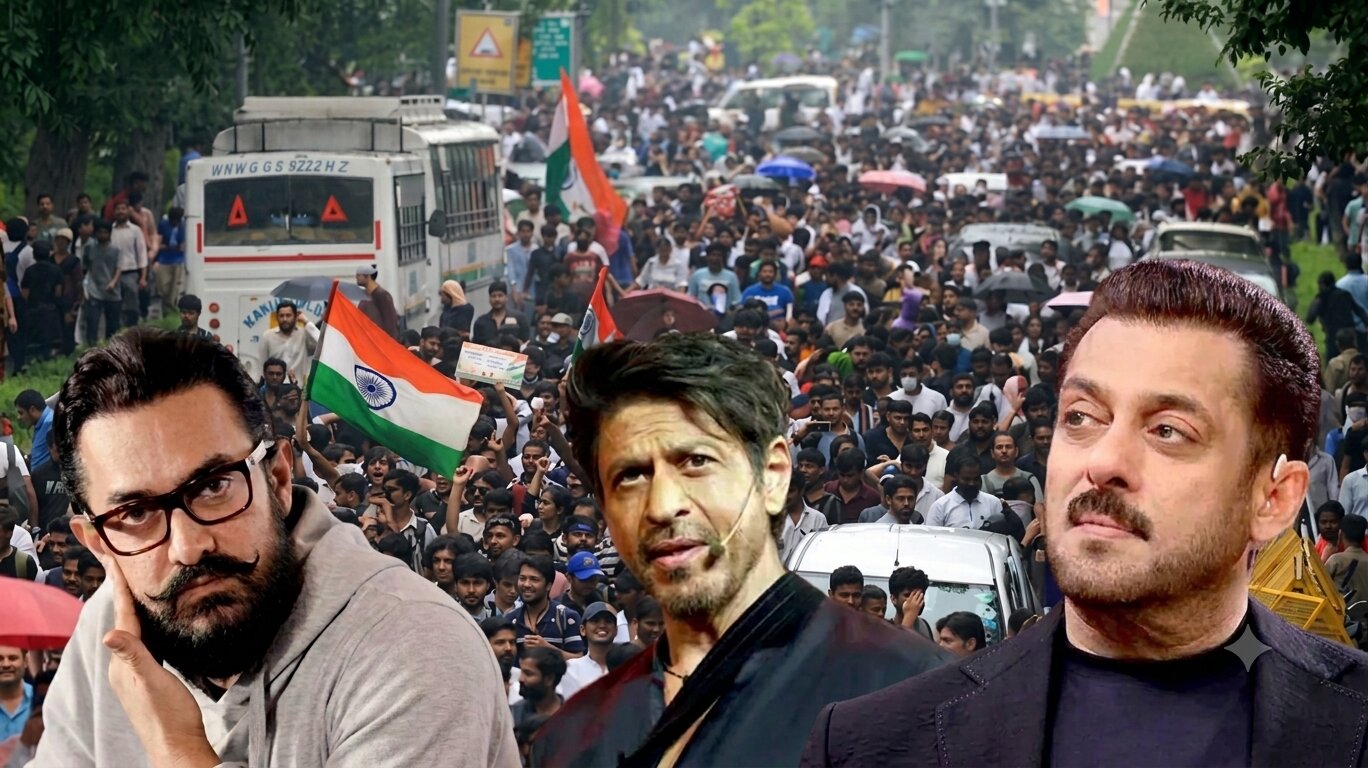 শিক্ষার্থীদের পাশে সালমান, এখনও চুপ শাহরুখ-আমিররা