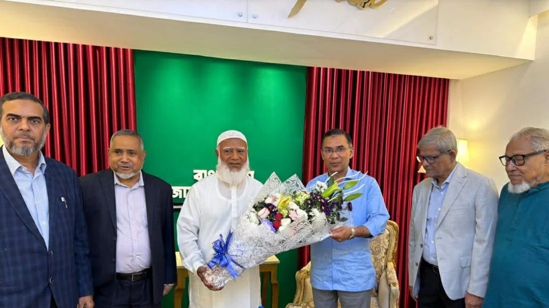 জামায়াত আমির শফিকুর রহমানের বাসায় তারেক রহমান