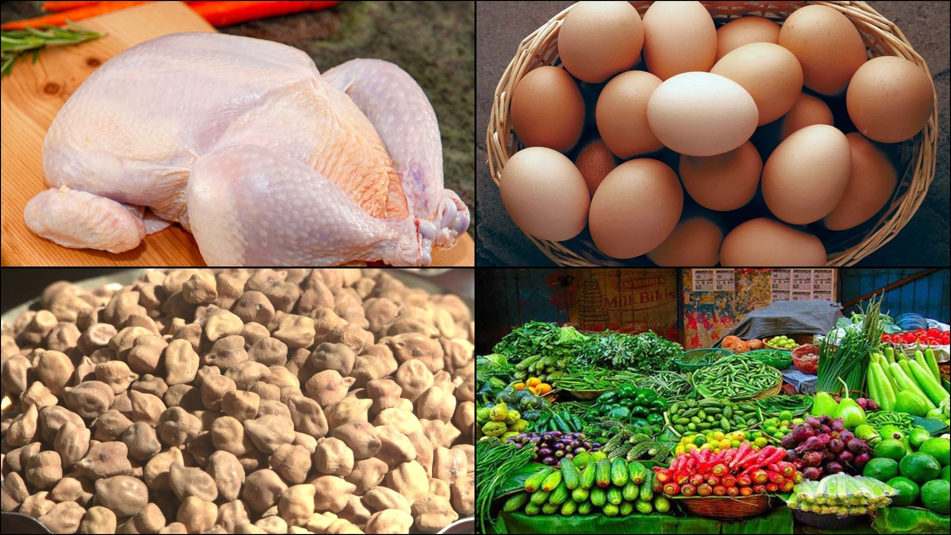 ফের বাড়ছে ব্রয়লার মুরগির দাম, কমেছে ডিম-ছোলা ও কিছু সবজির দর