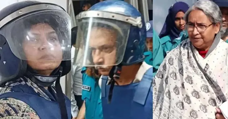 দীপু মনি-মোজাম্মেল বাবু-রুপাকে গ্রেফতার দেখিয়ে কারাগারে প্রেরণ
