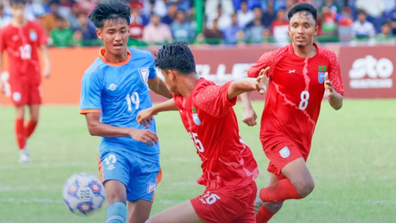 ভারতের সঙ্গে ড্র, রানার্সআপ হয়েই সেমিফাইনালে বাংলাদেশ