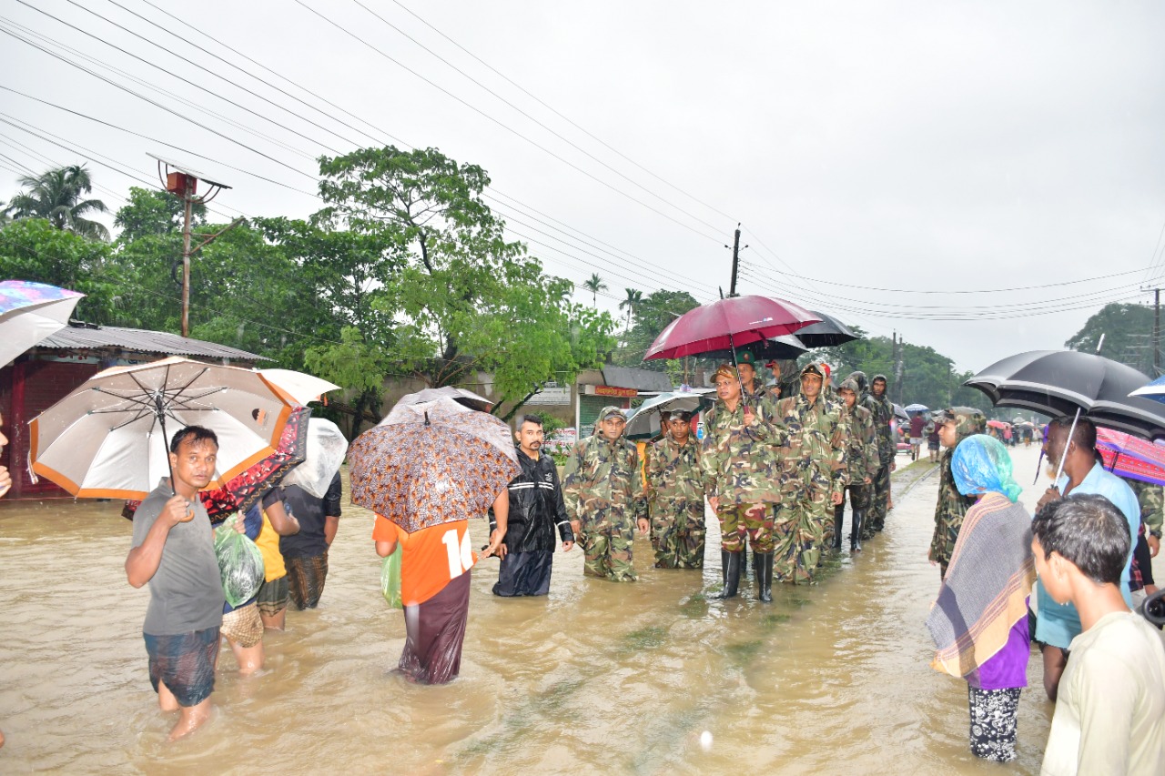 বন্যার্তদের জন্য সেনাবাহিনীর সাথে বিনামূল্যে যোগাযোগের নাম্বার