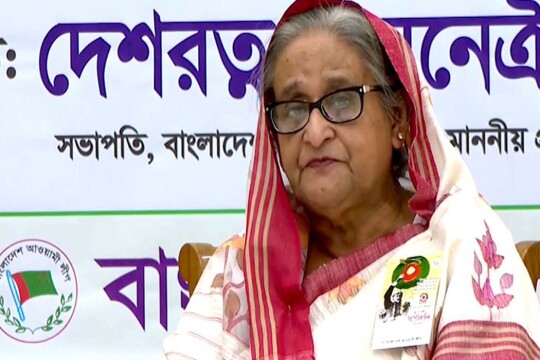 তাদের চোখে খুনিদের ঠুলি, যুদ্ধাপরাধীদের ঠুলি: প্রধানমন্ত্রী