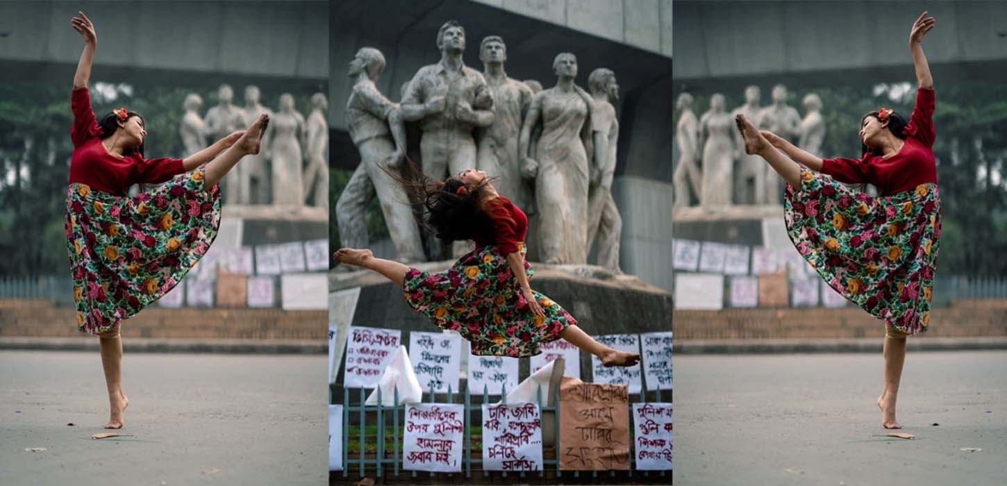 জয়িতার ক্যামেরা চোখে শাবিআন্দোলনের ভিন্ন ভাষা