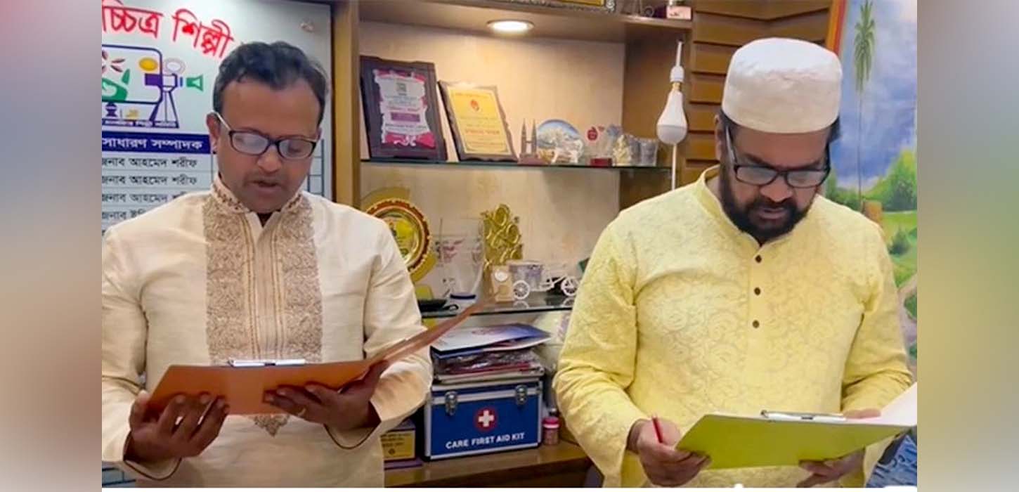 রোজিনার  পদে শপথ নিলেন চিত্রনায়ক রিয়াজ