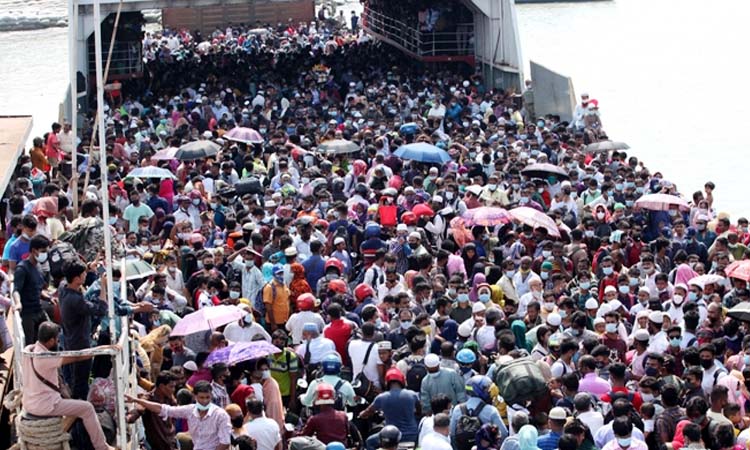 ফেরি ঘাটে পদপিষ্ট হয়ে প্রাণ গেল ৫ জনের