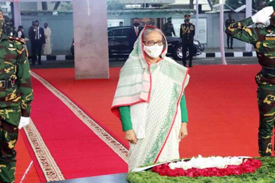 মালদ্বীপের উদ্দেশে প্রধানমন্ত্রীর ঢাকা ত্যাগ