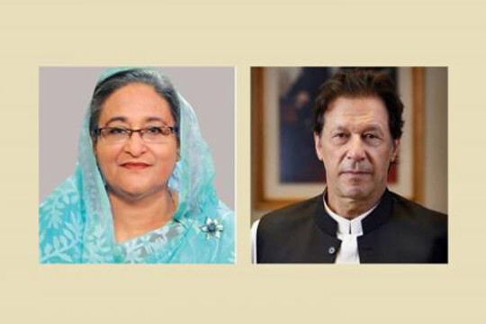 ইমরান খানকে চিঠি লিখেছেন শেখ হাসিনা
