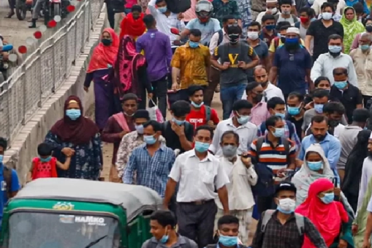 দেশে মোট জনসংখ্যা ১৬ কোটি ৯৮ লাখ; পুরুষের চেয়ে মহিলার সংখ্যা প্রায় ১৬ লাখ বেশী