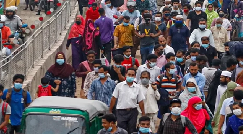 দেশে মোট জনসংখ্যা ১৬ কোটি ৯৮ লাখ; পুরুষের চেয়ে মহিলার সংখ্যা প্রায় ১৬ লাখ বেশী