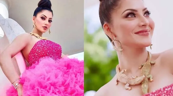 কান উৎসবে গলায় টিকটিকি পরে নজর কেড়েছেন উর্বশী!
