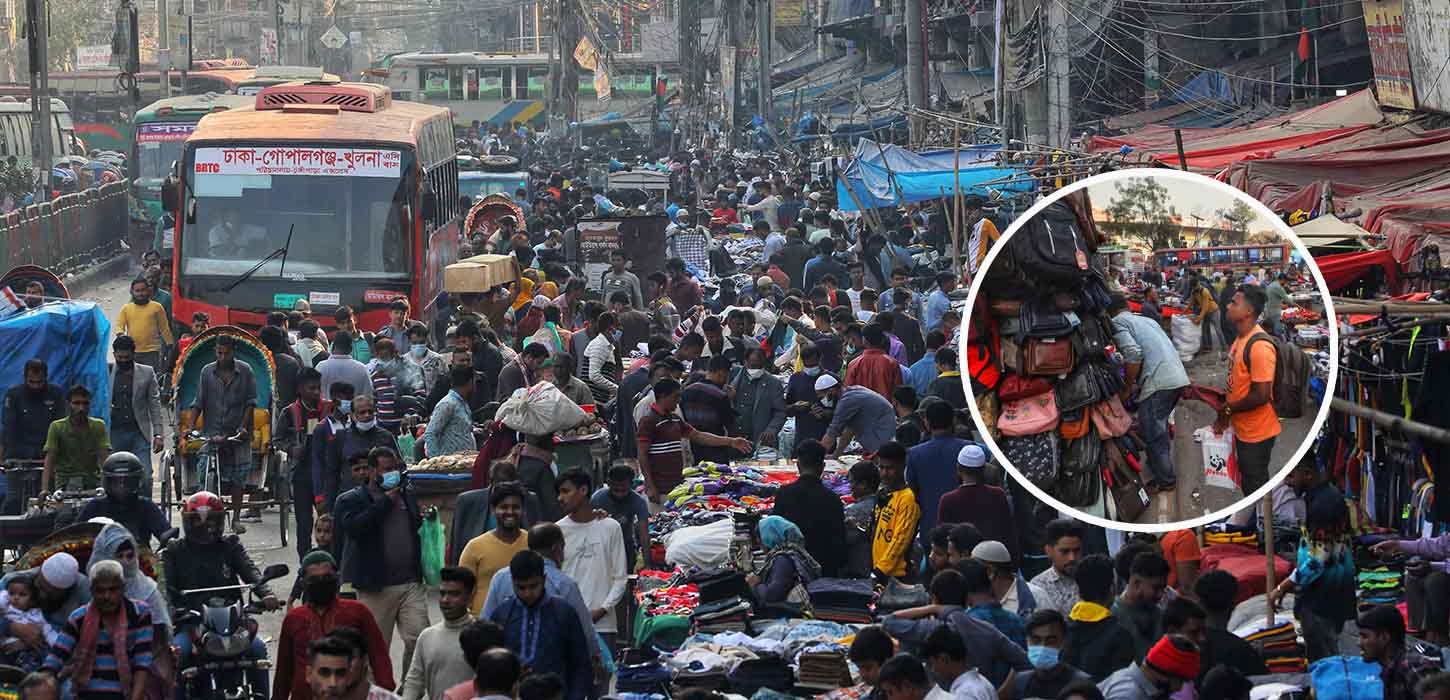 সরেজমিন গুলিস্তান: অতিরিক্ত হকারে বাড়ছে দুর্ঘটনা